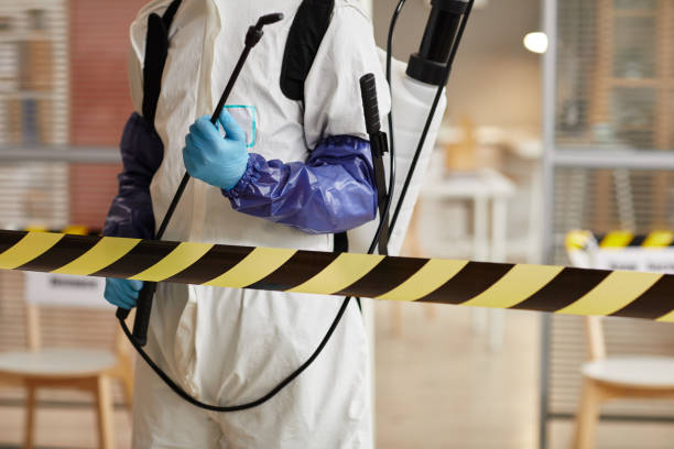Professional Biohazard technician working in Concord, NC